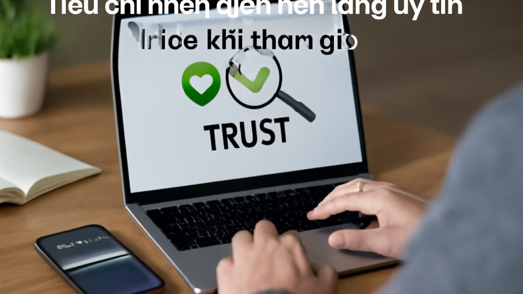Minh họa: 1) Tiêu chí nhận diện nền tảng uy tín trước khi tham gia